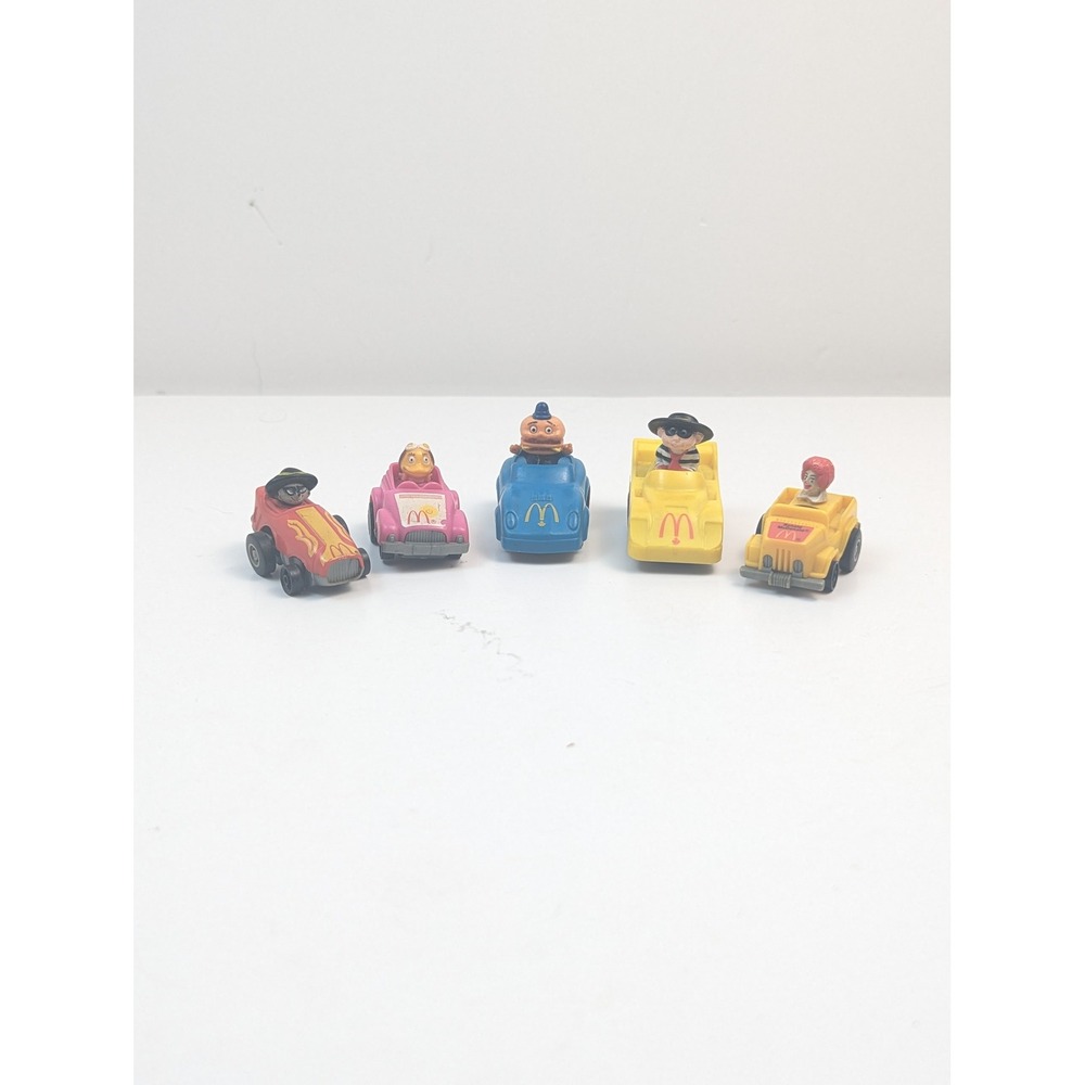 Vintage McDonaldland Character Cars 1990s McDonald's Happy Meal‎ Toys Lot
